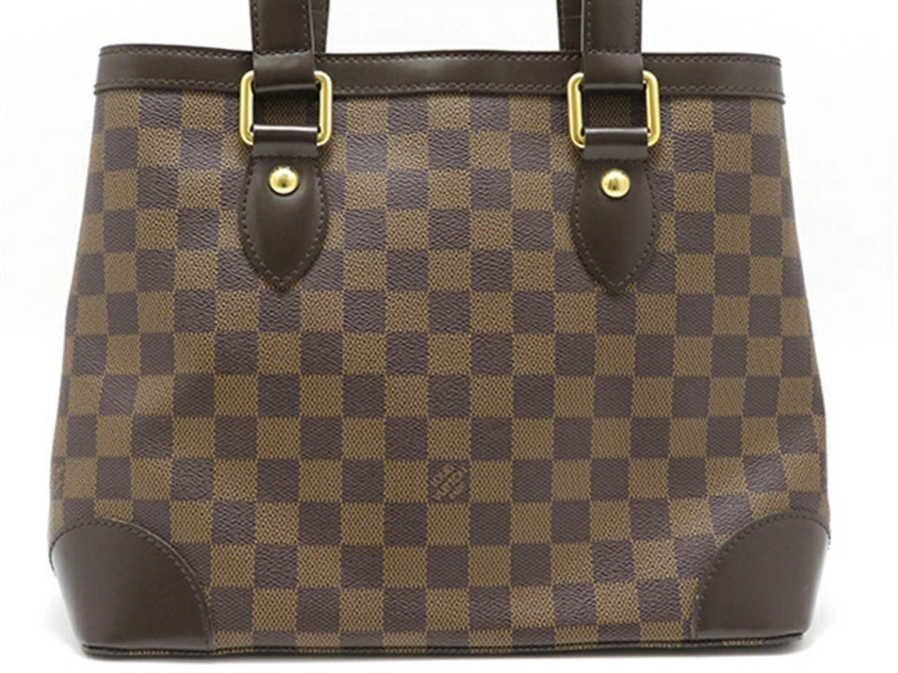 Louis Vuitton Damier Bag Hampstead Tote Brown